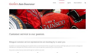 Customer Service Information | GAINSCO Auto Insurance®