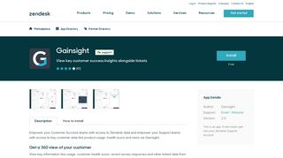 Gainsight App Integration with Zendesk Support