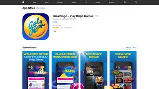 Gala Bingo – Play Bingo Games on the App Store - iTunes - Apple