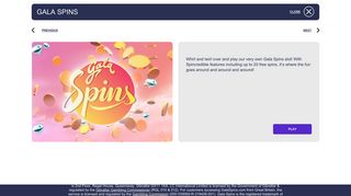 Gala Spins slot - Gala Spins - Play Online Slots - 100% bonus up to ...