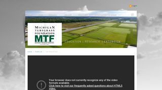 Michigan Turfgrass Foundation - Tee Times 4 Turf