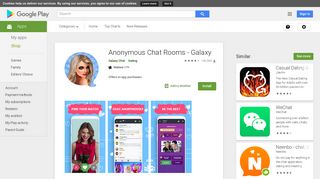 Anonymous Chat Rooms - Galaxy - Apps on Google Play