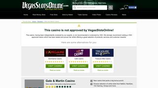 Gale & Martin Casino Review - Is this A Scam/Site to Avoid?