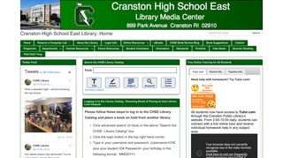 Gale Databases - Cranston High School East Library - RILINK Schools ...