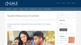 Student Resources In Context – The Gale Blog
