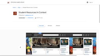 Student Resources In Context - Google Chrome