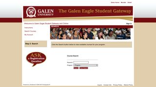 The Galen Eagle Student Gateway - Xenegrade
