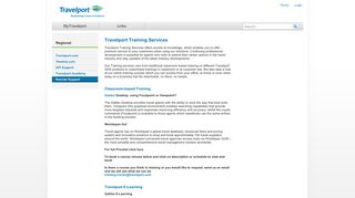 Travelport E-Learning - Travelport Customer Portal