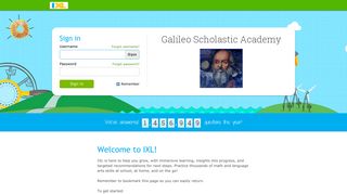 IXL - Galileo Scholastic Academy