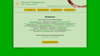 Producers - Galimax Trading Inc.