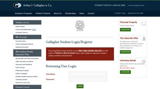 Gallagher Student Health and Special Risk Formerly Gallagher Koster