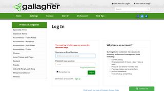 Gallagher Tire, Inc. :: Log In