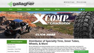 Gallagher Tire, Inc | Specialty Tire, Inner Tube, and Wheel Distributor