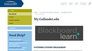 My.Gallaudet.edu – Gallaudet University