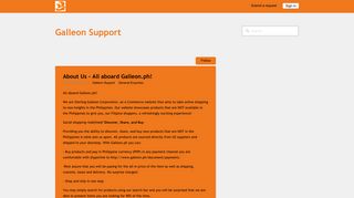 About Us - All aboard Galleon.ph! – Galleon Support