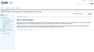 What is Gallery Manager? :: SAS(R) IT Resource Management 3.3 ...