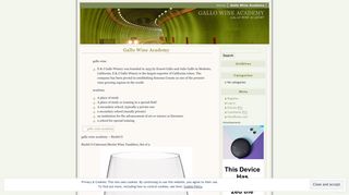 gallo wine academy - WordPress.com
