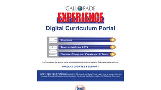 Curriculum Online Login - Gallopade