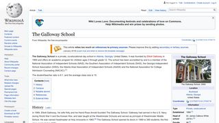 The Galloway School - Wikipedia