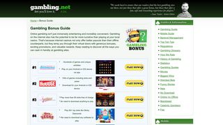 Gambling Bonus Guide - The Types, How to Claim + More