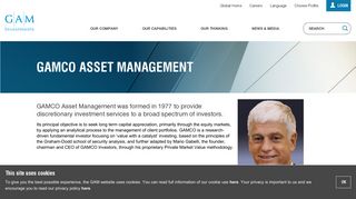 GAMCO Asset Management | GAM