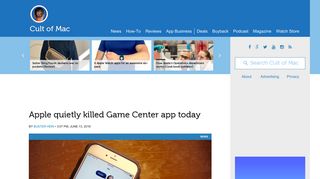 Apple quietly killed Game Center app today | Cult of Mac