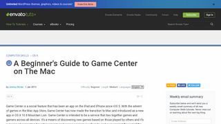A Beginner's Guide to Game Center on The Mac - Computer Skills