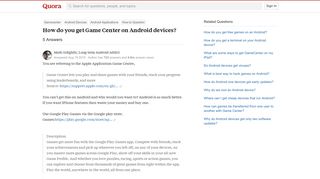 How to get Game Center on Android devices - Quora