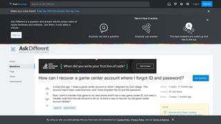 apple id - How can I recover a game center account where I forgot ID ...