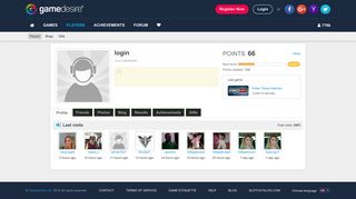 login - Profile - GameDesire