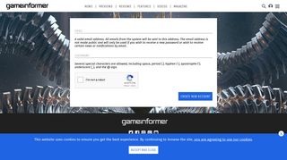 Create new account - Game Informer