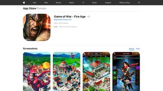 Game of War - Fire Age on the App Store - iTunes - Apple