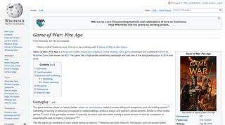 Game of War: Fire Age - Wikipedia