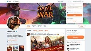 Game of War (@gameofwar) | Twitter