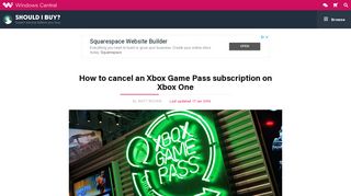 How to cancel an Xbox Game Pass subscription on Xbox One ...