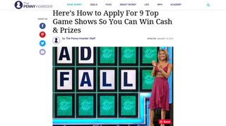 Here Are Tips on How to Get on a Game Show and Win Cash & Prizes
