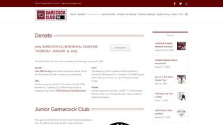 Gamecock Club – Donate