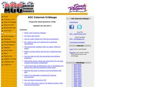 ACC Internet Cribbage FAQ - American Cribbage Congress