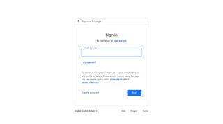 Sign in - Google Accounts - Opera account