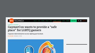GaymerCon wants to provide a “safe place” for LGBTQ gamers | Ars ...