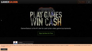 GamerSaloon | Make Money Playing Video Game Tournaments Online