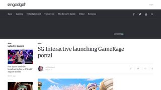 SG Interactive launching GameRage portal - Engadget