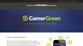 GamerGreen - National Entertainment Network