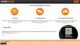 3. Play Game & Win Cash - GamerSaloon.com - Video Game ...
