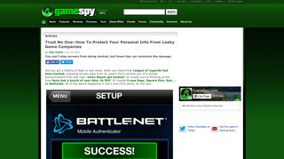 GameSpy: Trust No One: How To Protect Your Personal Info From ...