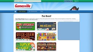 Free Online Games: Bingo, Solitaire, Poker & More at Gamesville.com