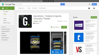 Gametime - Tickets to Sports, Concerts, Theater - Apps on Google Play