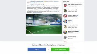 GameTime Training Center - Facebook
