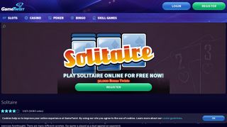 Play Solitaire online for free | GameTwist Casino