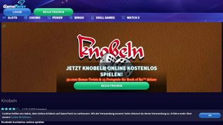 Knobeln Online kostenlos spielen | GameTwist Casino